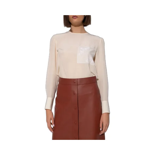 Embroidered Silk Blouse
