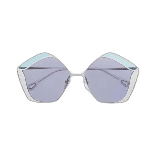 Pentagonal Frame Sunglasses