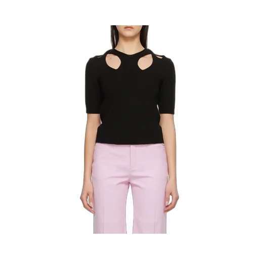 Cut-Out Knitted Top
