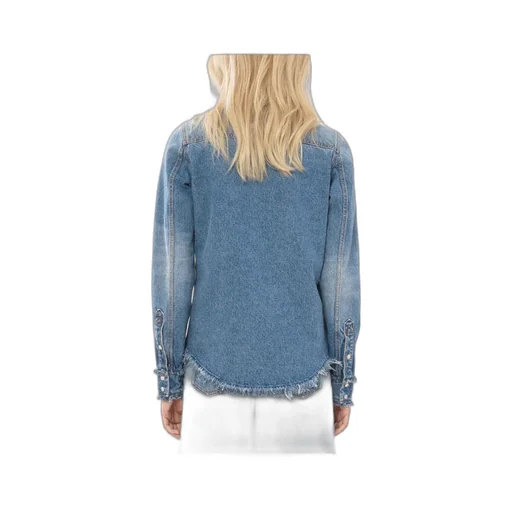 Frayed Edge Denim Shirt