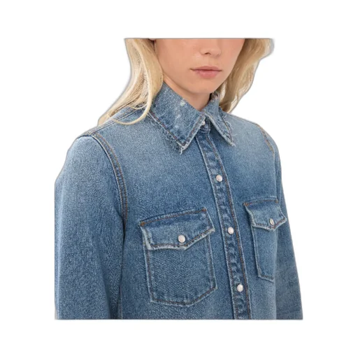 Frayed Edge Denim Shirt