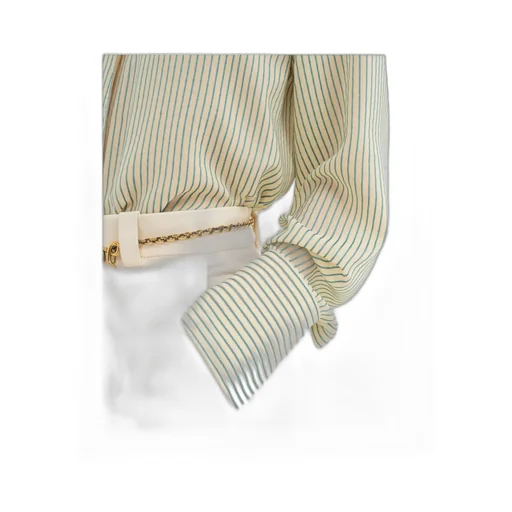 Pinstriped Oversized Blouse