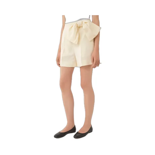 Bow Detailed High-Rise Shorts
