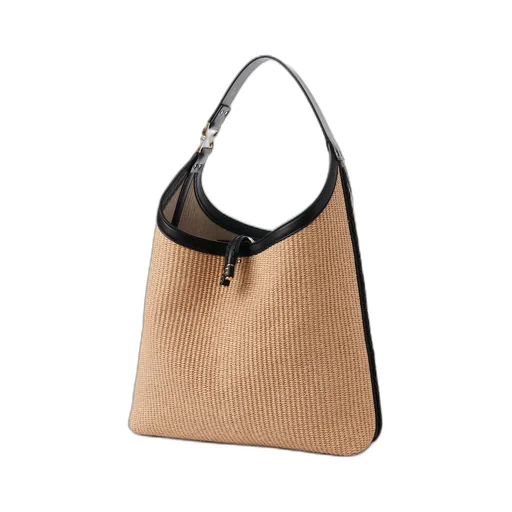 Marcie Raffia Tote Bag