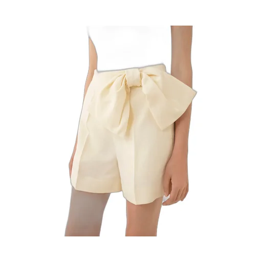 Bow Detailed High-Rise Shorts