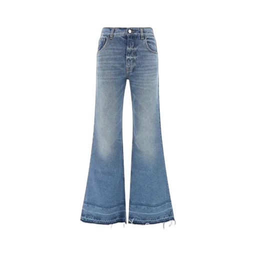 Frayed Edge Flared Jeans