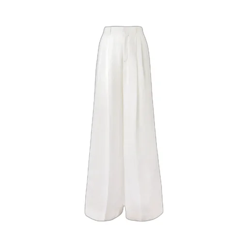 Pleated Wide-Leg Pants