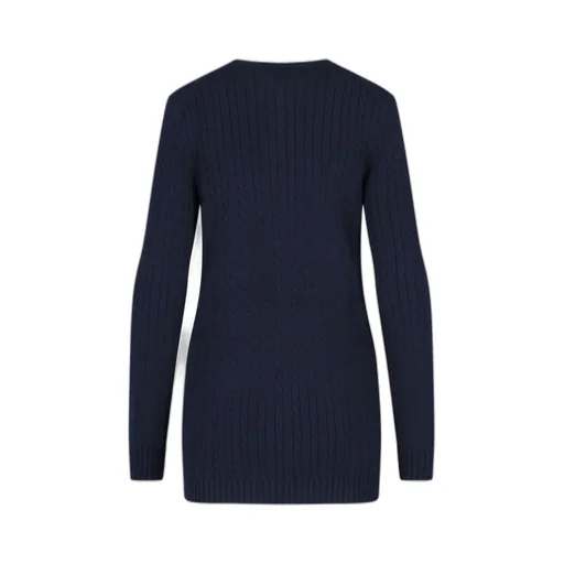 Buttoned Long Knit Cardigan