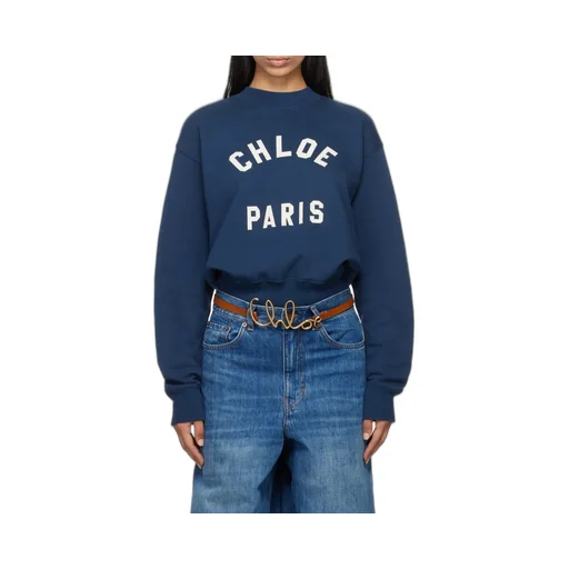 Logo Printed Mock-Neck Sweatshirt