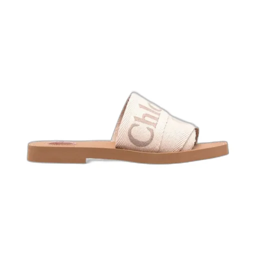 Woody Logo Embroidered Sandals