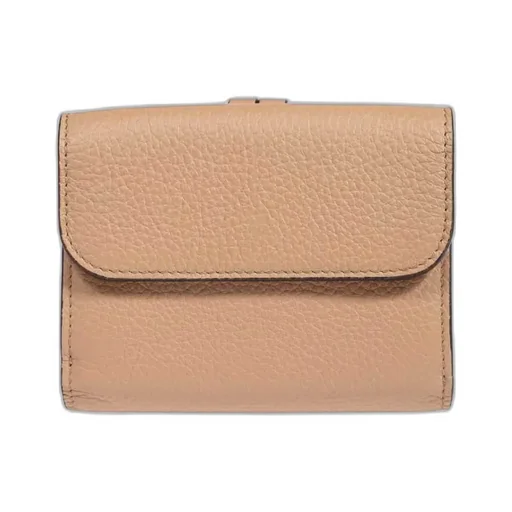 Logo Plaque Tri-Fold Wallet