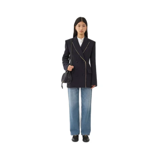 Chain-Embellished Jacket