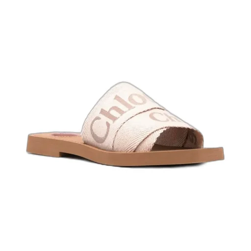 Woody Logo Embroidered Sandals
