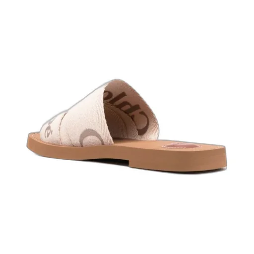 Woody Logo Embroidered Sandals