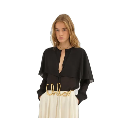 Crewneck Straight Hem Long-Sleeved Shirt