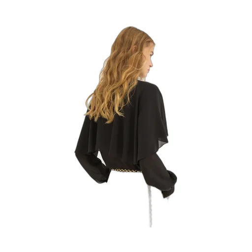 Crewneck Straight Hem Long-Sleeved Shirt
