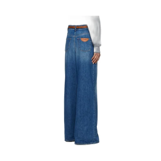 Wide-Leg Palazzo Jeans