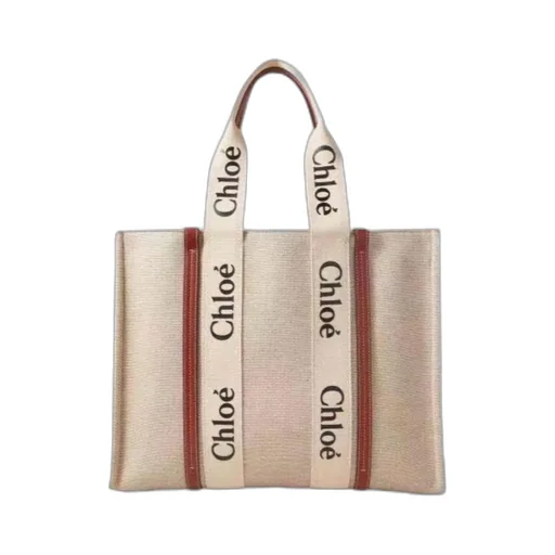 Woody Large Cotton Tote Bag