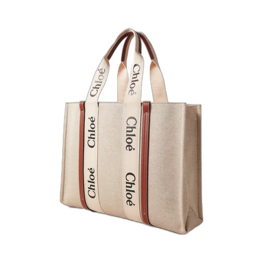 Woody Large Cotton Tote Bag