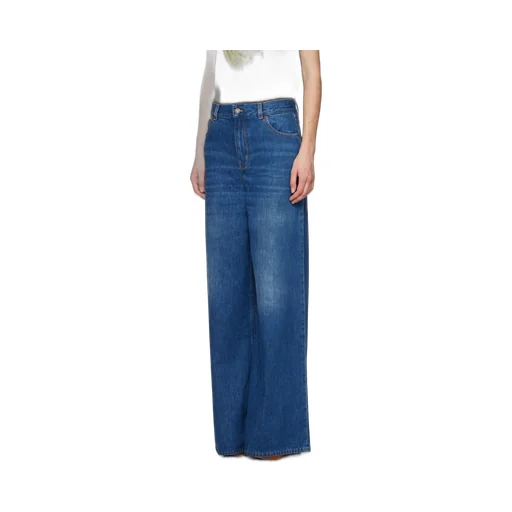 Wide-Leg Palazzo Jeans