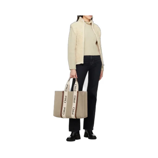 Woody Large Cotton Tote Bag