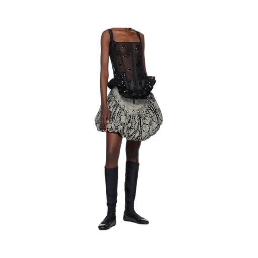 Backtuck Miniskirt