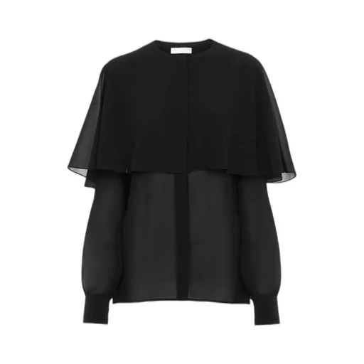 Crewneck Straight Hem Long-Sleeved Shirt