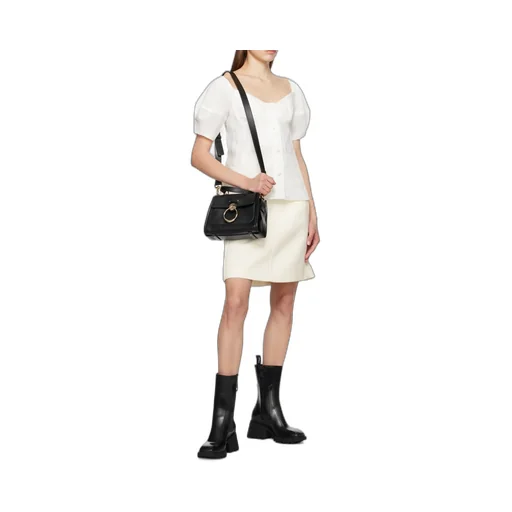 Tess Foldover Mini Top Handle Bag