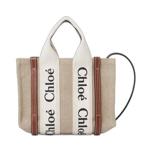 Woody Logo Printed Mini Tote Bag