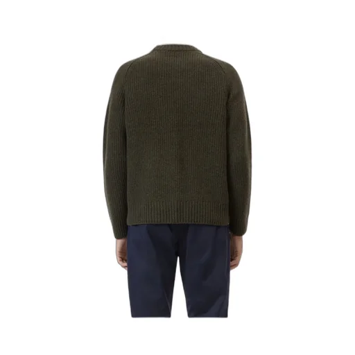 Raglan-Sleeve Ribbed Sweater