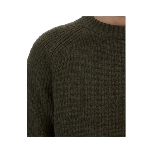 Raglan-Sleeve Ribbed Sweater