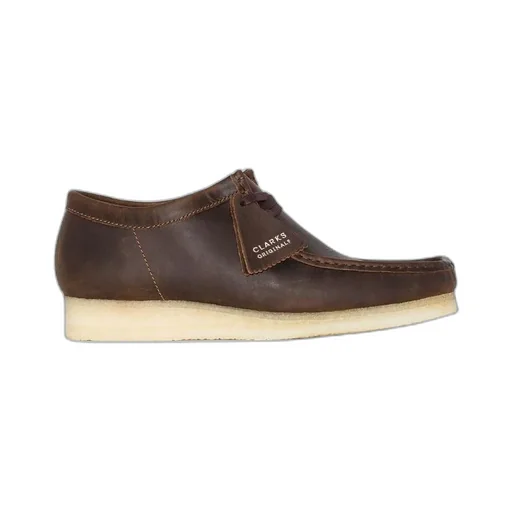 Wallabee Square Toe Lace-Up Shoes