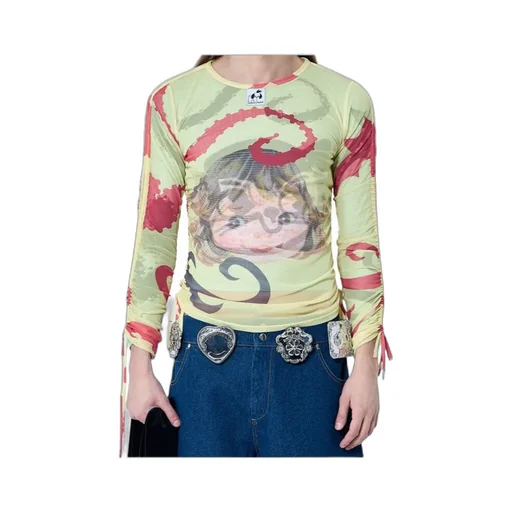 Ballast Mesh Long Sleeve Top