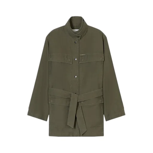 Belted Cotton Coat