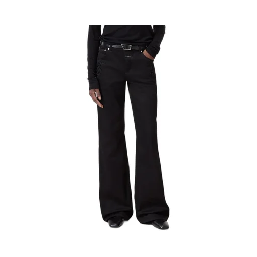 Embroidered High-Rise Jeans