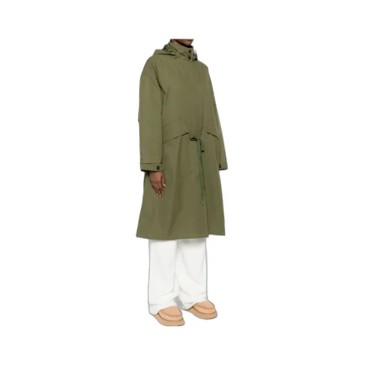 Hooded Drawstring Coat