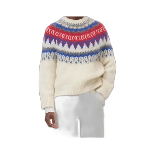 Fairisle-Pattern Crew-Neck Sweater