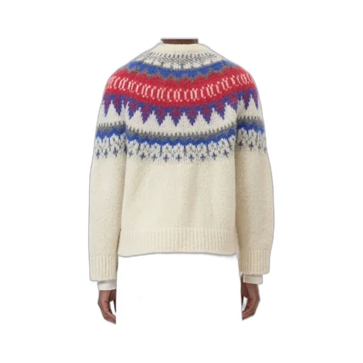 Fairisle-Pattern Crew-Neck Sweater