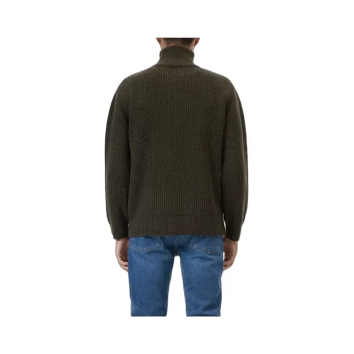 Zippered Long-Sleeve Sweater