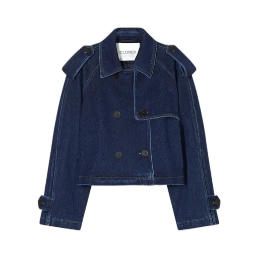 Denim Cropped Jacket