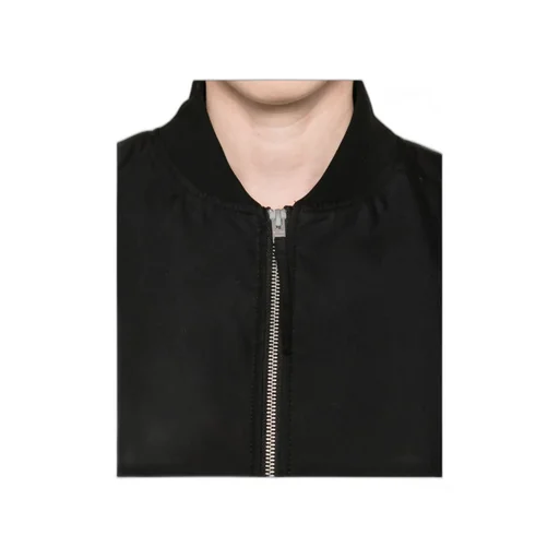 Ribbed Zip-Up Baseball Jacket