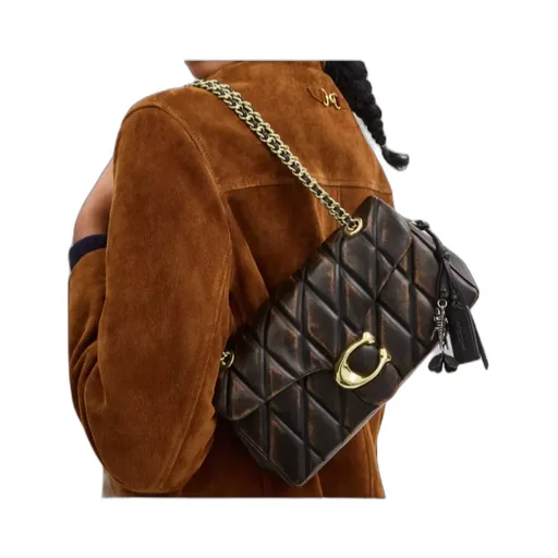 Tabby Shoulder Bag 26 In Loved Leather With Quilting