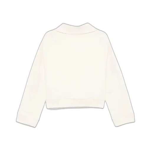 Polo-Collar Sweatshirt