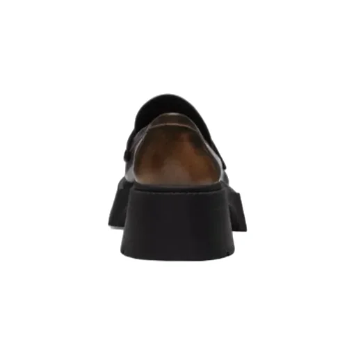 Leah Logo-Plaque Loafers