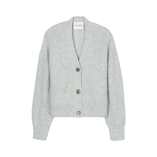 V-Neck Ribbed Cardigan