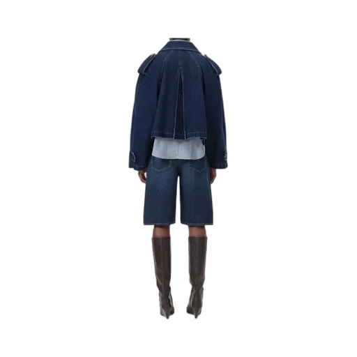 Denim Cropped Jacket