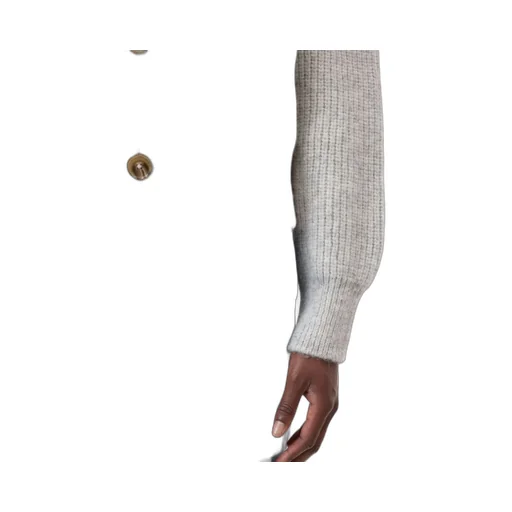 V-Neck Ribbed Cardigan