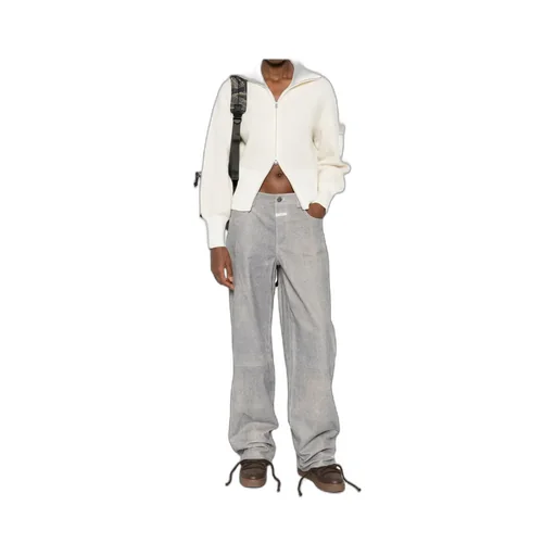 Straight-Leg Trousers