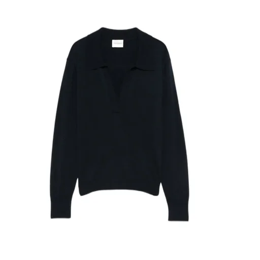 Long-Sleeve Polo Top