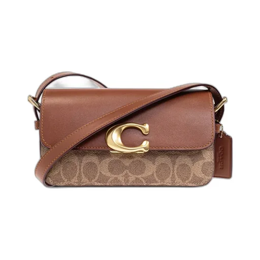Logo-Plaque Shoulder Bag